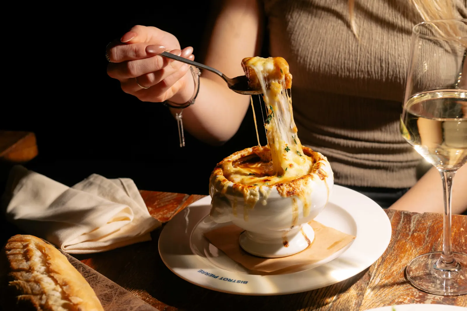 French onion soup image.